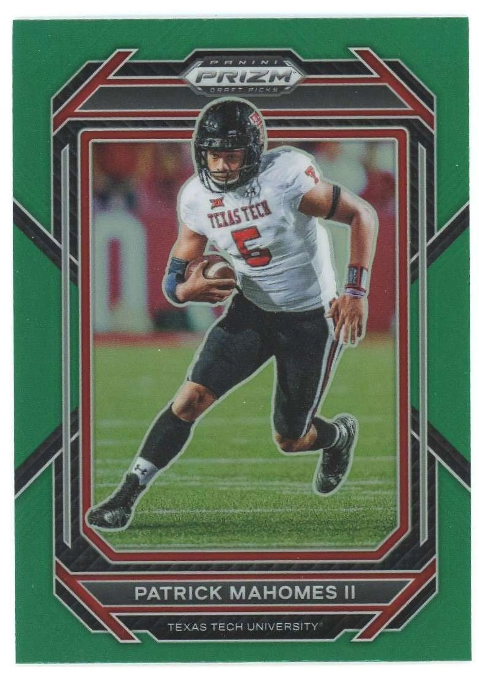 NFL 2023 Panini Prizm Draft Picks Green Patrick Mahomes II #81