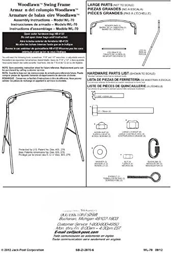 Easy to Assemble Patio Swing Frame with Steel Tubing and Powder Coated Finish for Garden, Lawn, Patio, and Porch Swings, Bronze