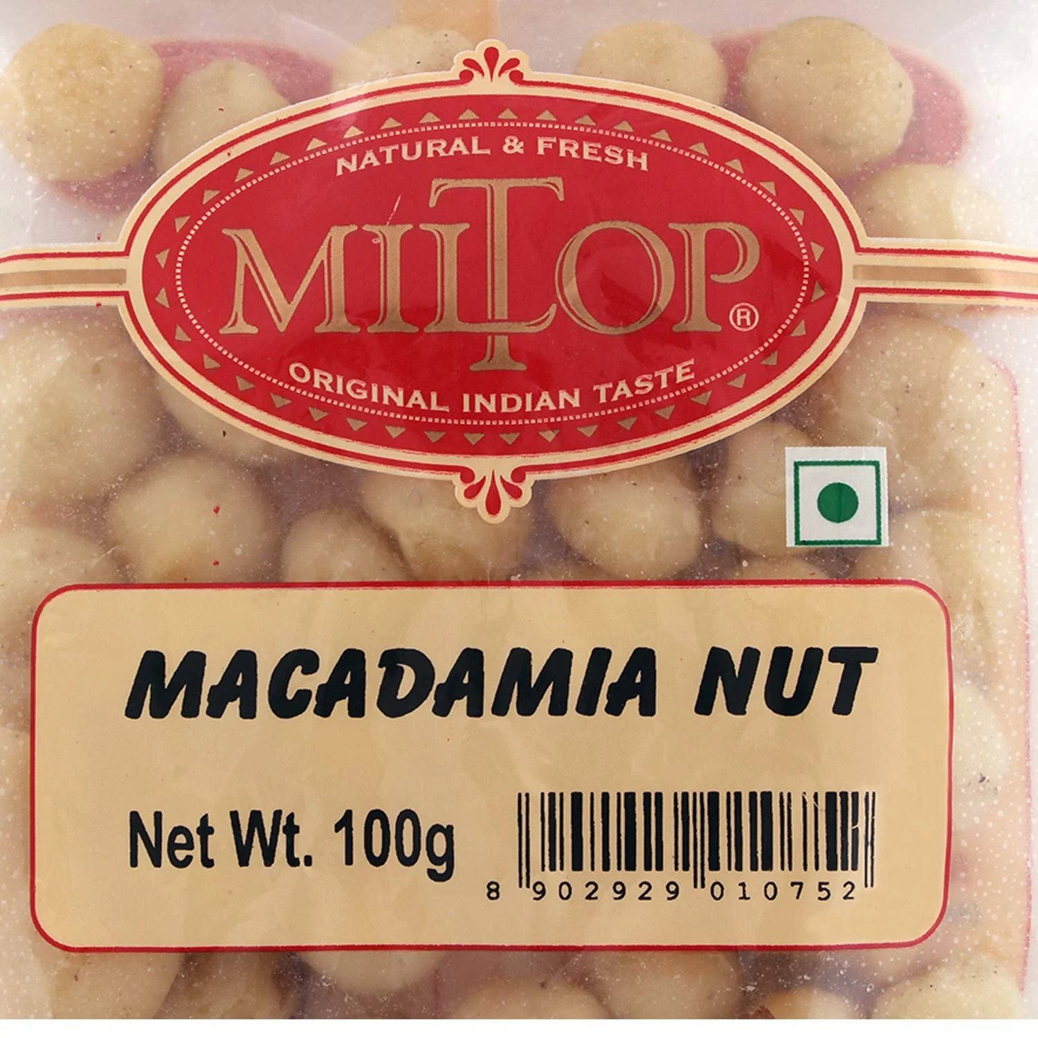 Miltop Macadamia Nuts, 100G