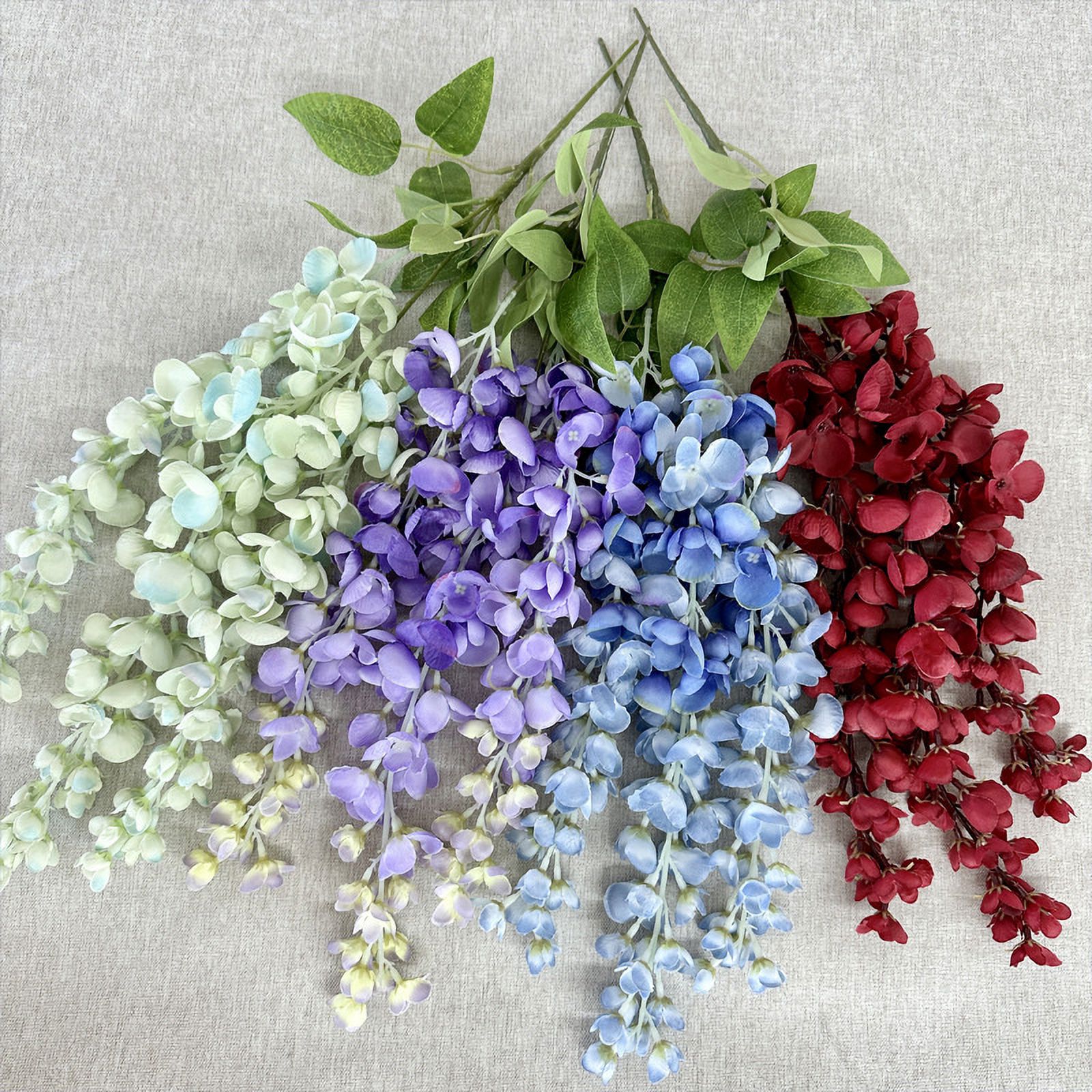 New locust flower wall -mounted simulation vine bar wedding ceiling multi -color decorative fake flower wedding hall banquet scene set scene