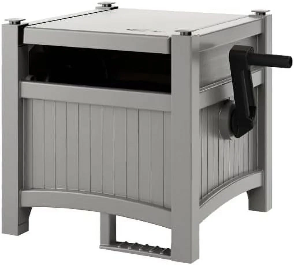 Hose Reel,Retractable Free Standing Hideaway Hose Reel for 5/8