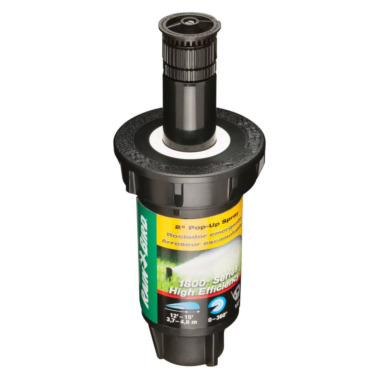 Rain Bird 1802AP4PRS Pressure Regulating Pop-Up Sprinkler, 1/2