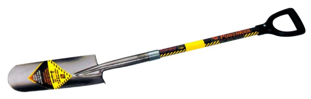 Structron Drain Spade Yellow Fiberglass Handle D-Grip