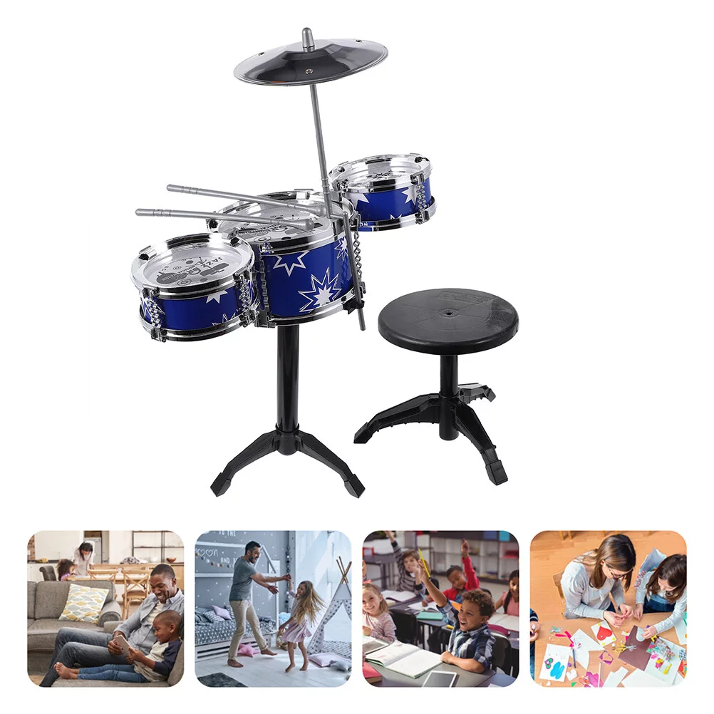 NUOLUX 1 Set Kids Drum Set Educational Toys Simulation Drum Set Kids Playset Drum Toys