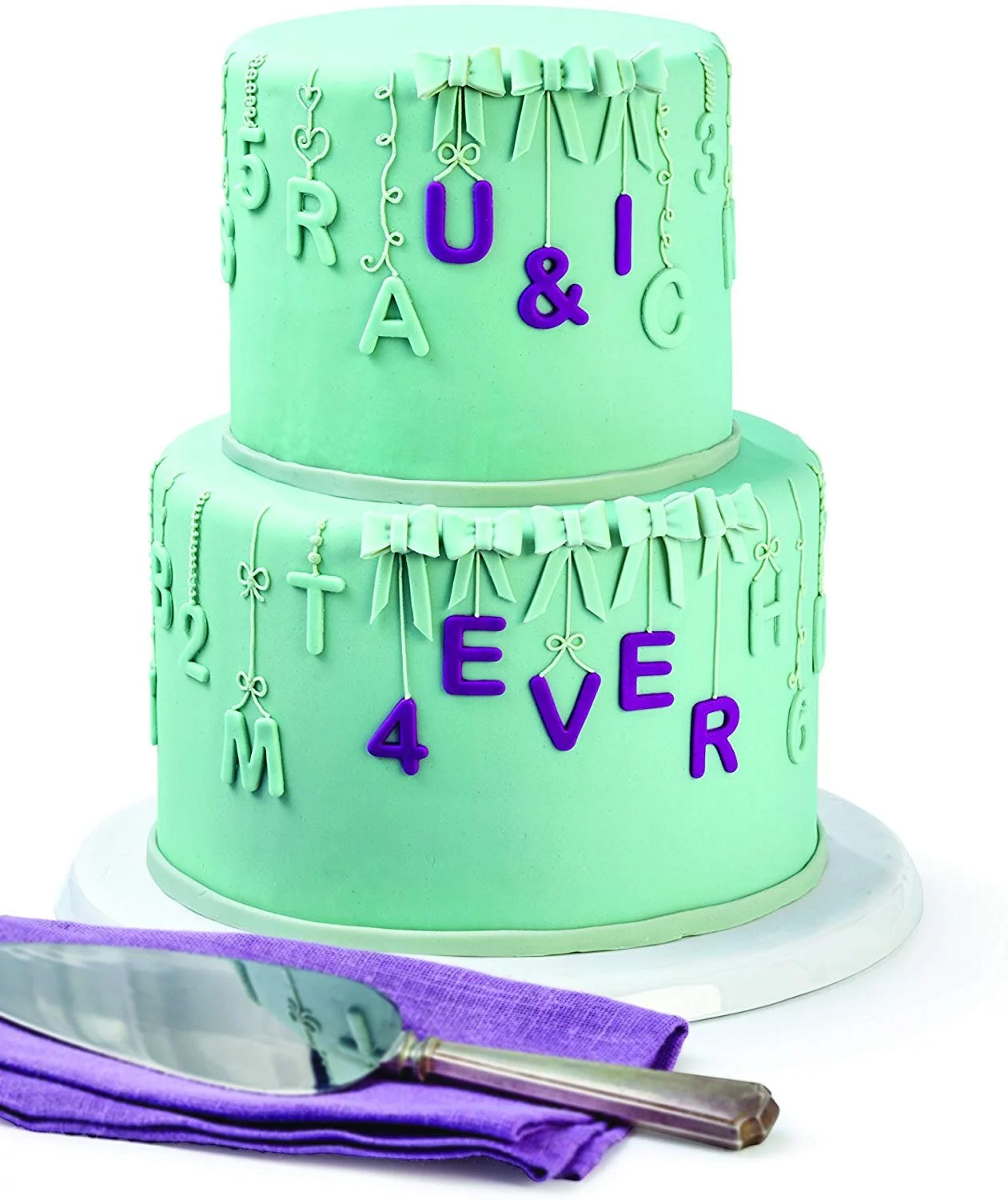 Wilton Fondant Letter & Number Cutters Set, 42-Piece Set