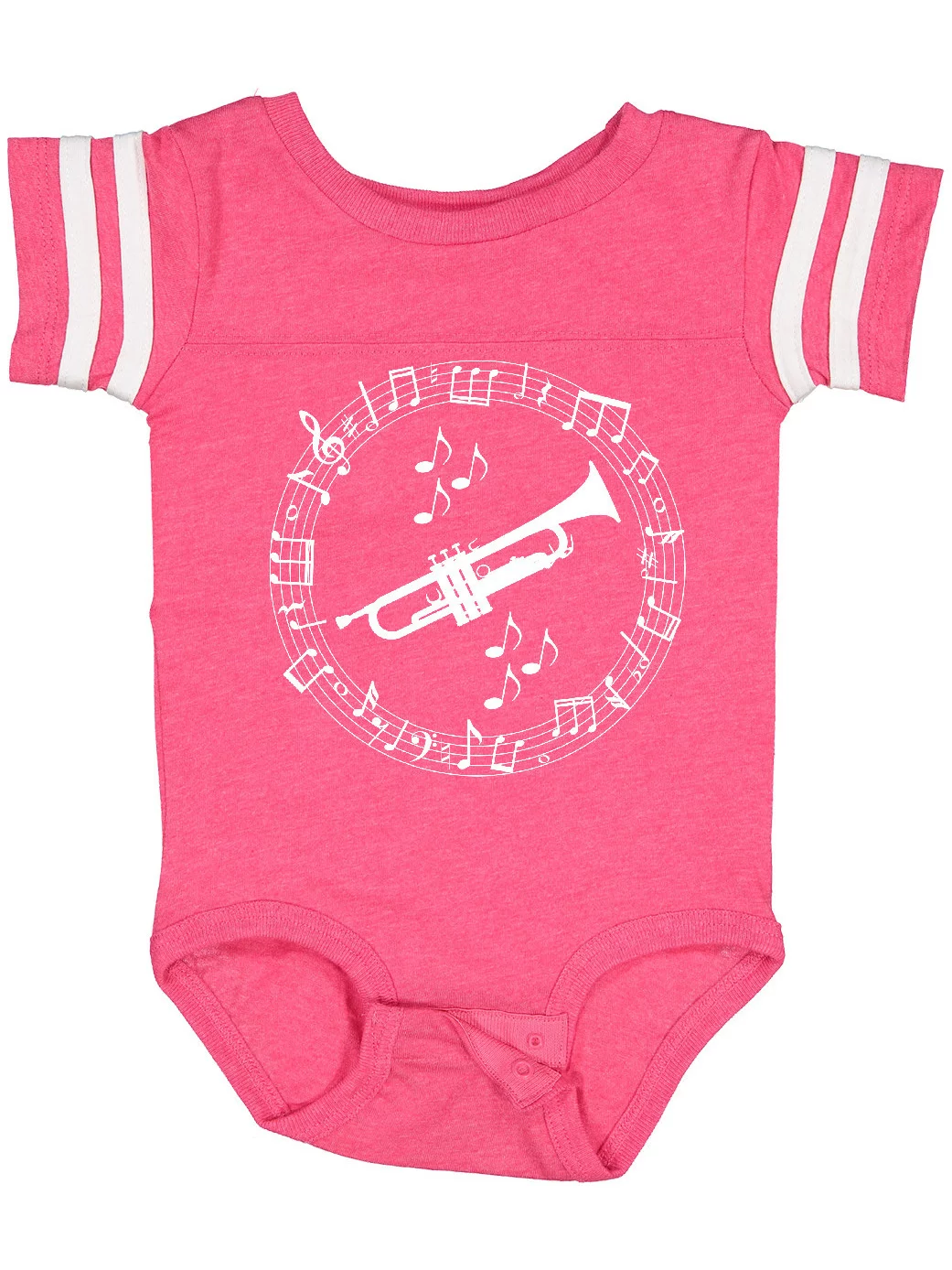 Inktastic Trumpet Player Marching Band Music Boys or Girls Baby Bodysuit