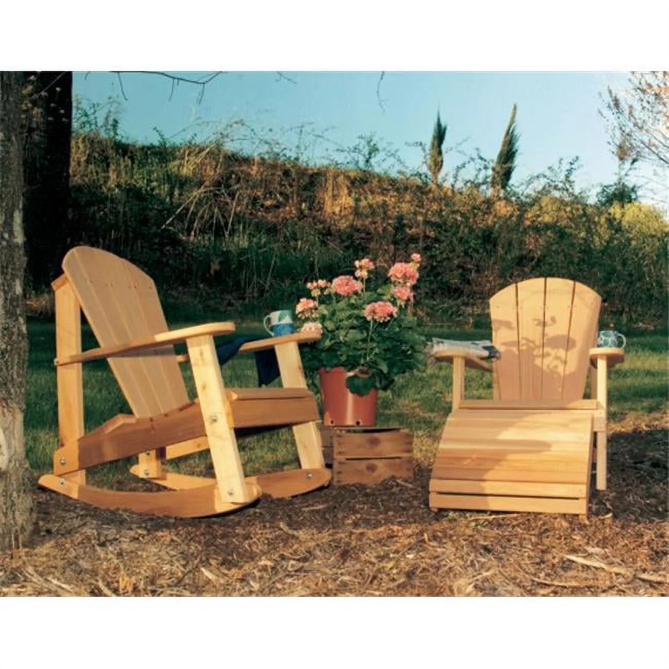 Creek Vine Designs WRF5100SETCVD Cedar Adirondack Collection