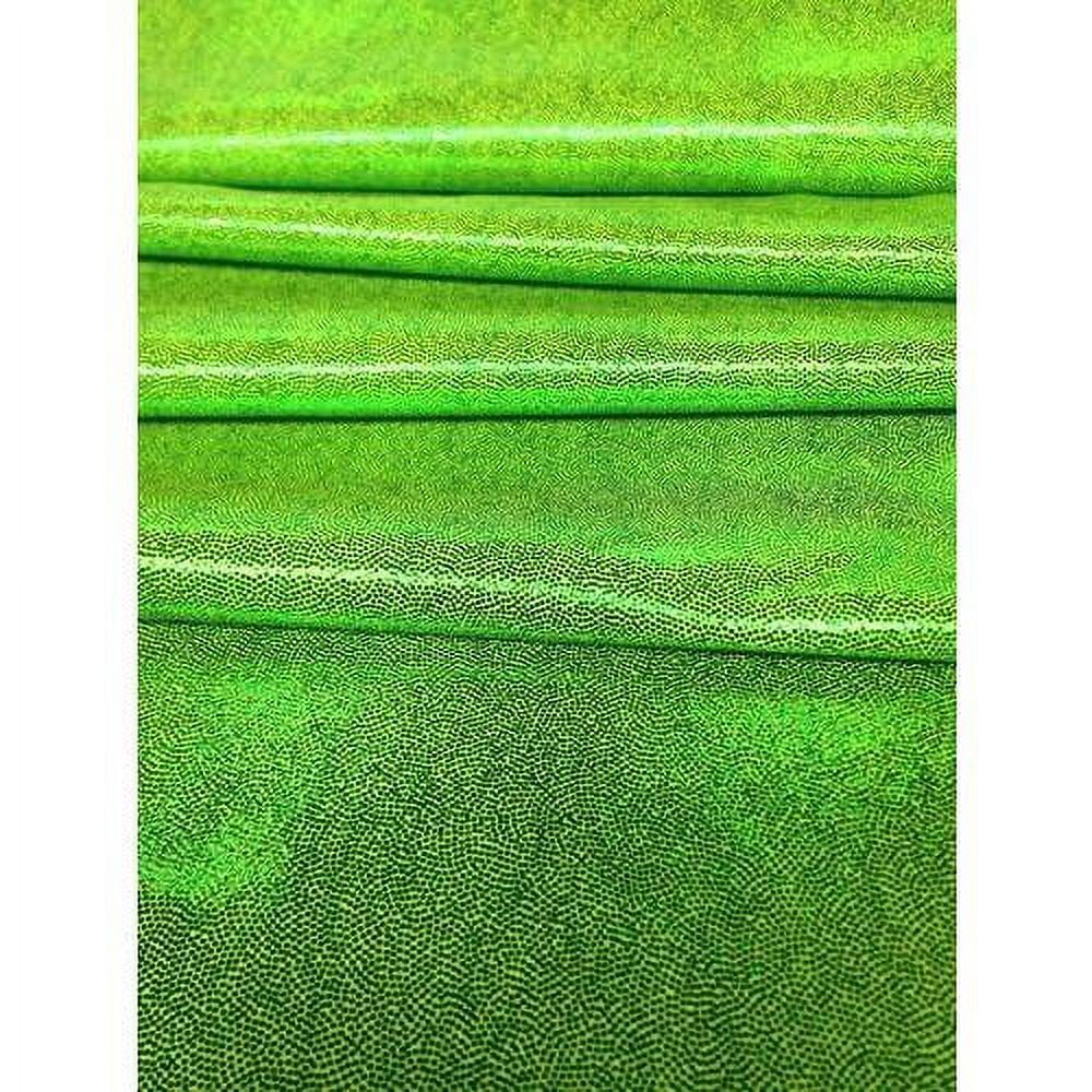 Shiny Finger 4-Way Stretch Heavy Nylon Spandex Fabric (Lime)