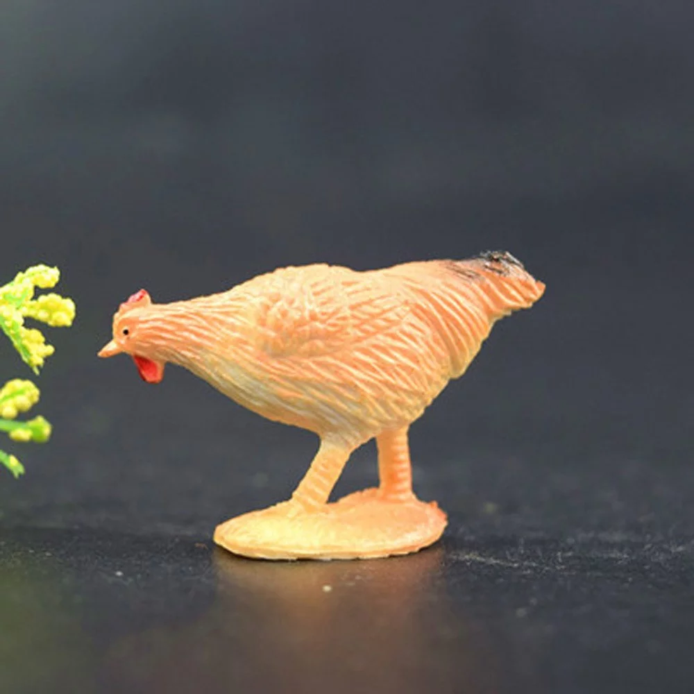 Cumbed Ana Farm Plastic Animal Figures 12 pieces Farm Yard Play Set Toy