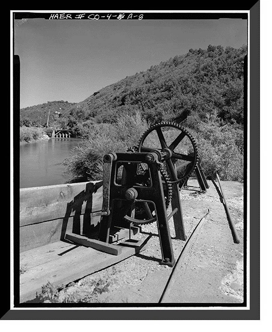 Historic Framed Print, Montezuma Valley Irrigation Company System, Tunnel, Dolores vicinity, Montezuma County, CO - 8, 17-7/8