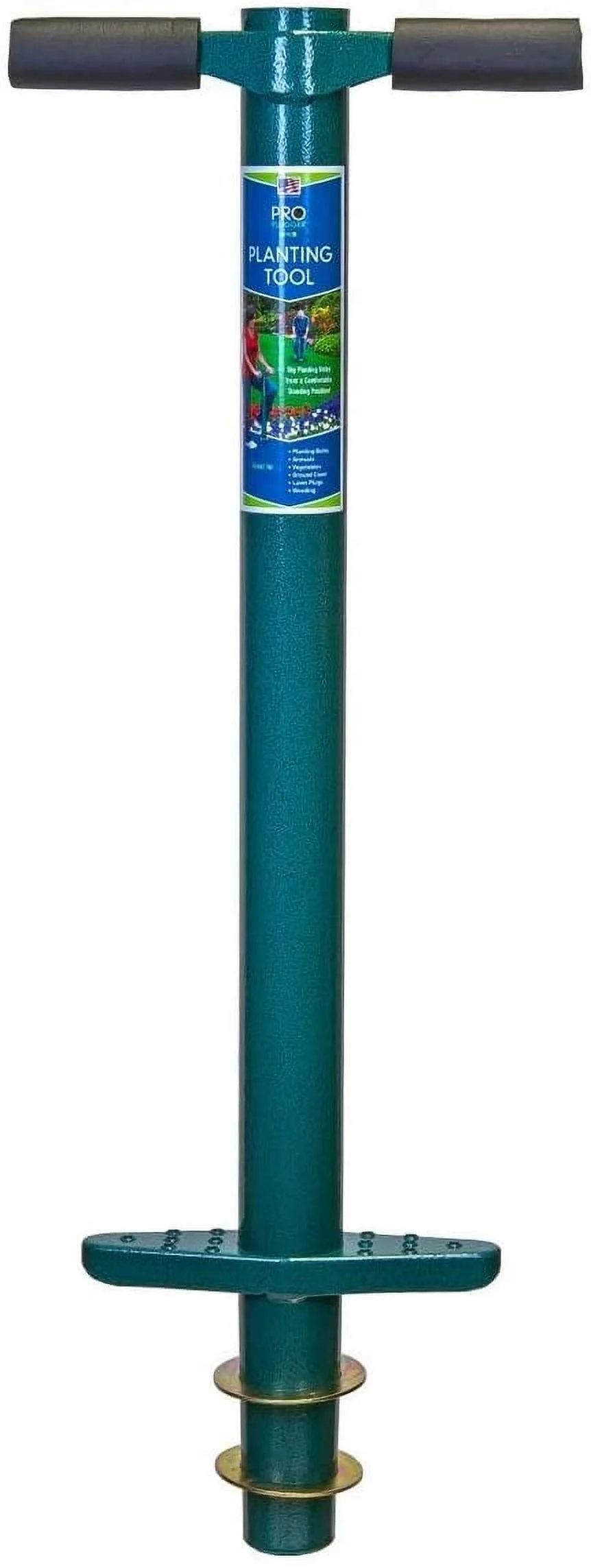 Proplugger 5-In-1 Lawn Tool And Garden Tool Bulb Planter W