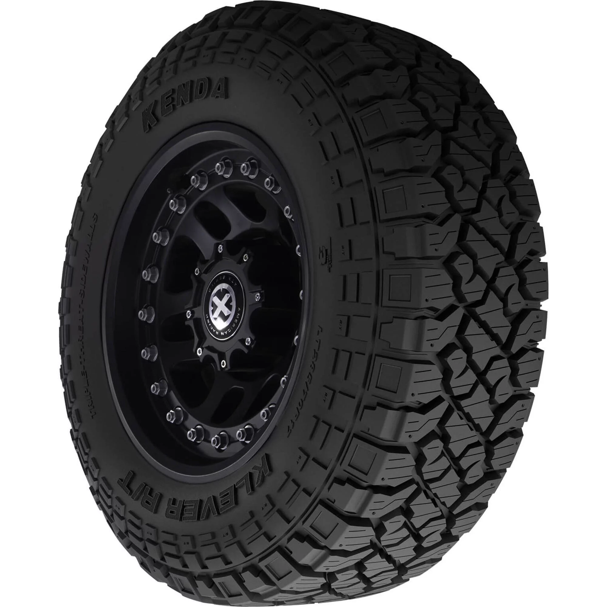 Set of 2 Kenda Klever R/T KR601 LT33X12.50R18 122R F Tires
