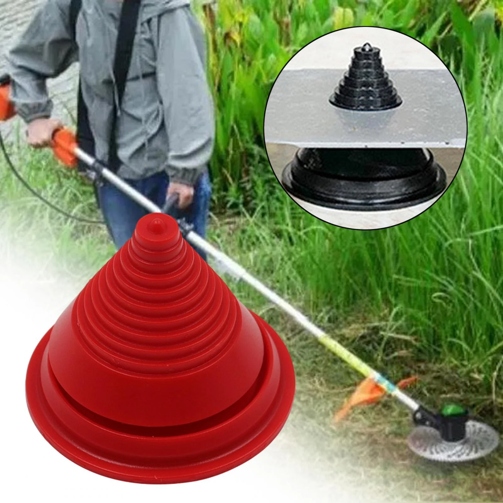 koolsoo 4xLawn Mower Blade Balancer Balances Blade after Sharpening Precision Red