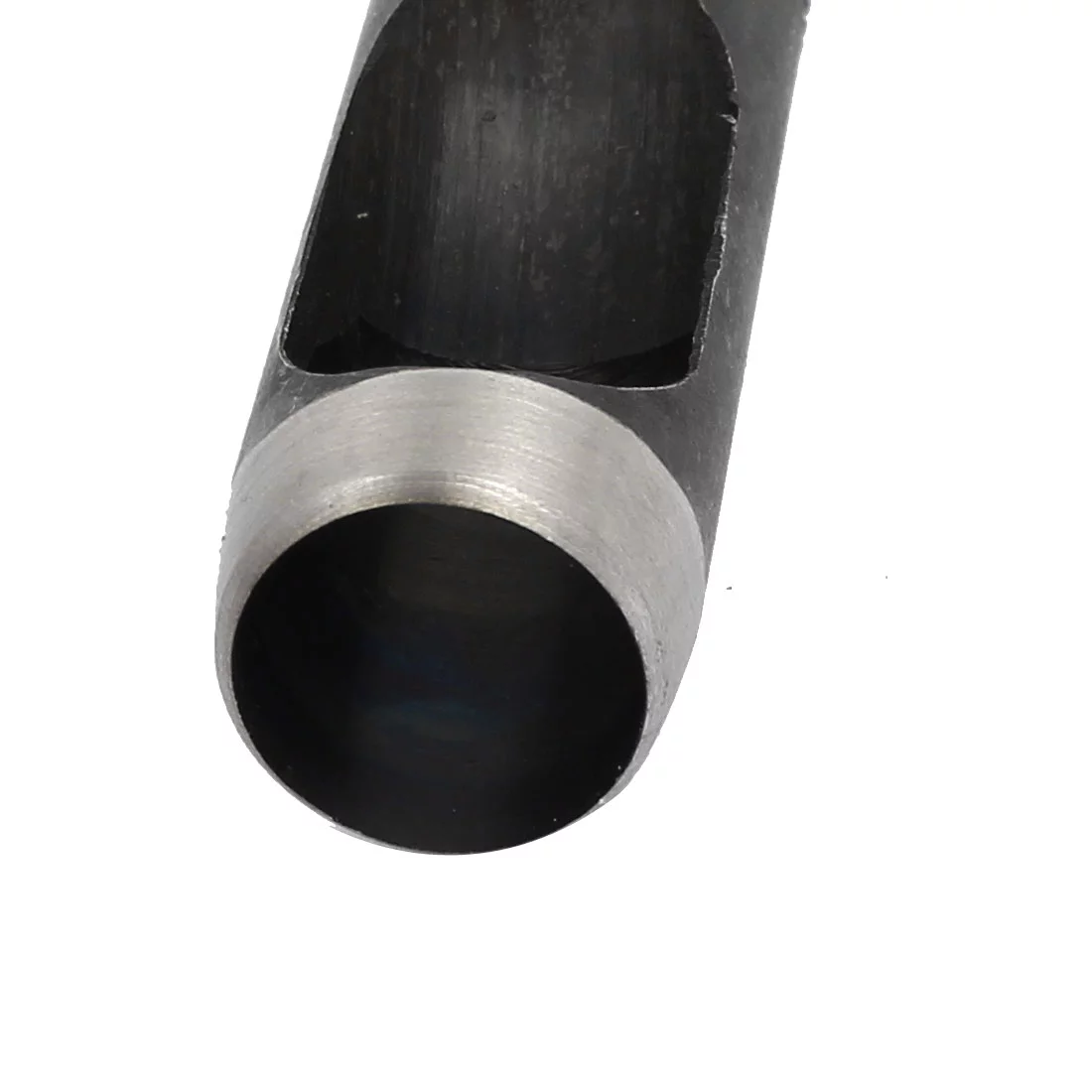 Leather Gasket Strap Belt Hollow Hole Punch Hand Tool Black 19mm Dia