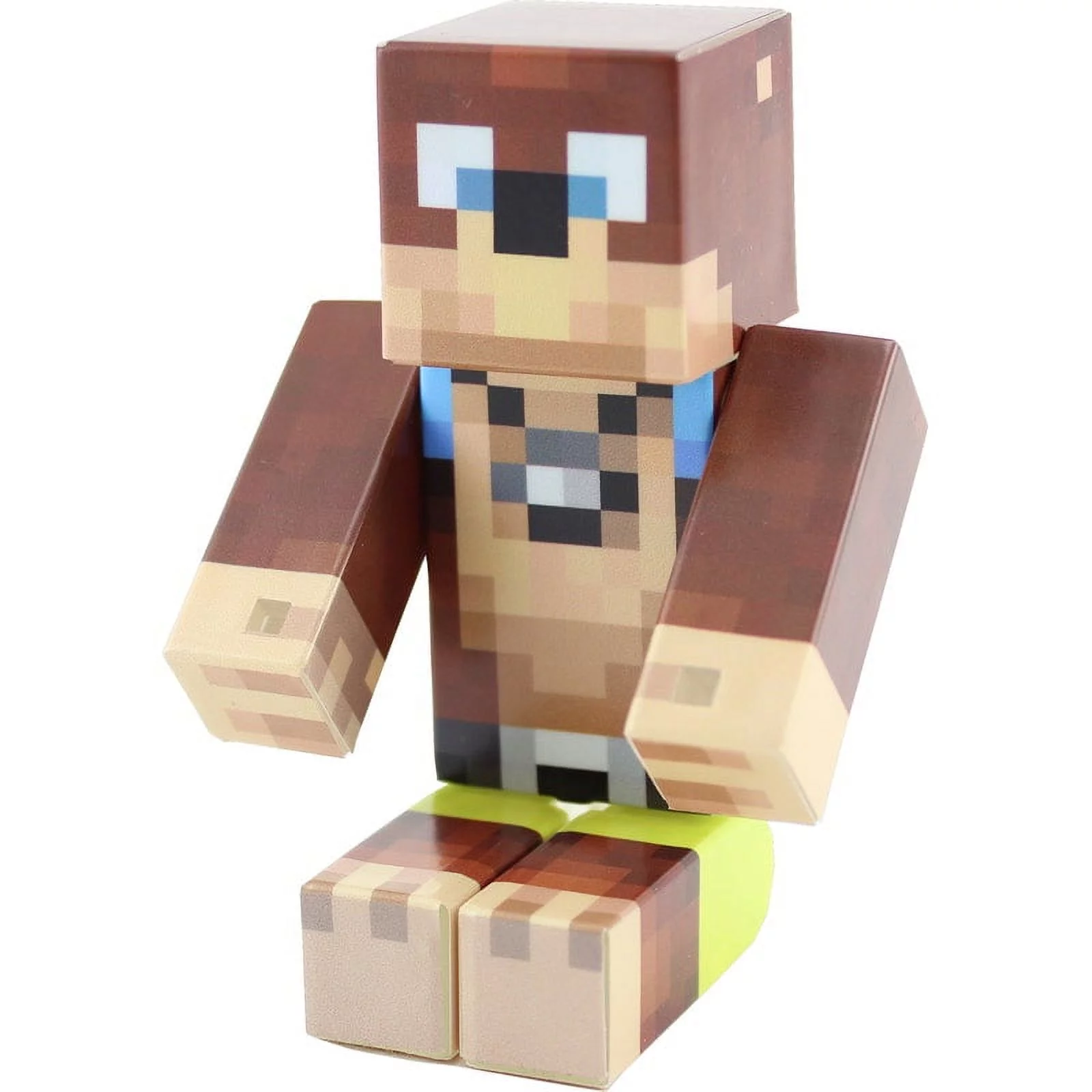 Miner Bear Action Figure Toy, 4 Inch Custom Series Figurines by EnderToys