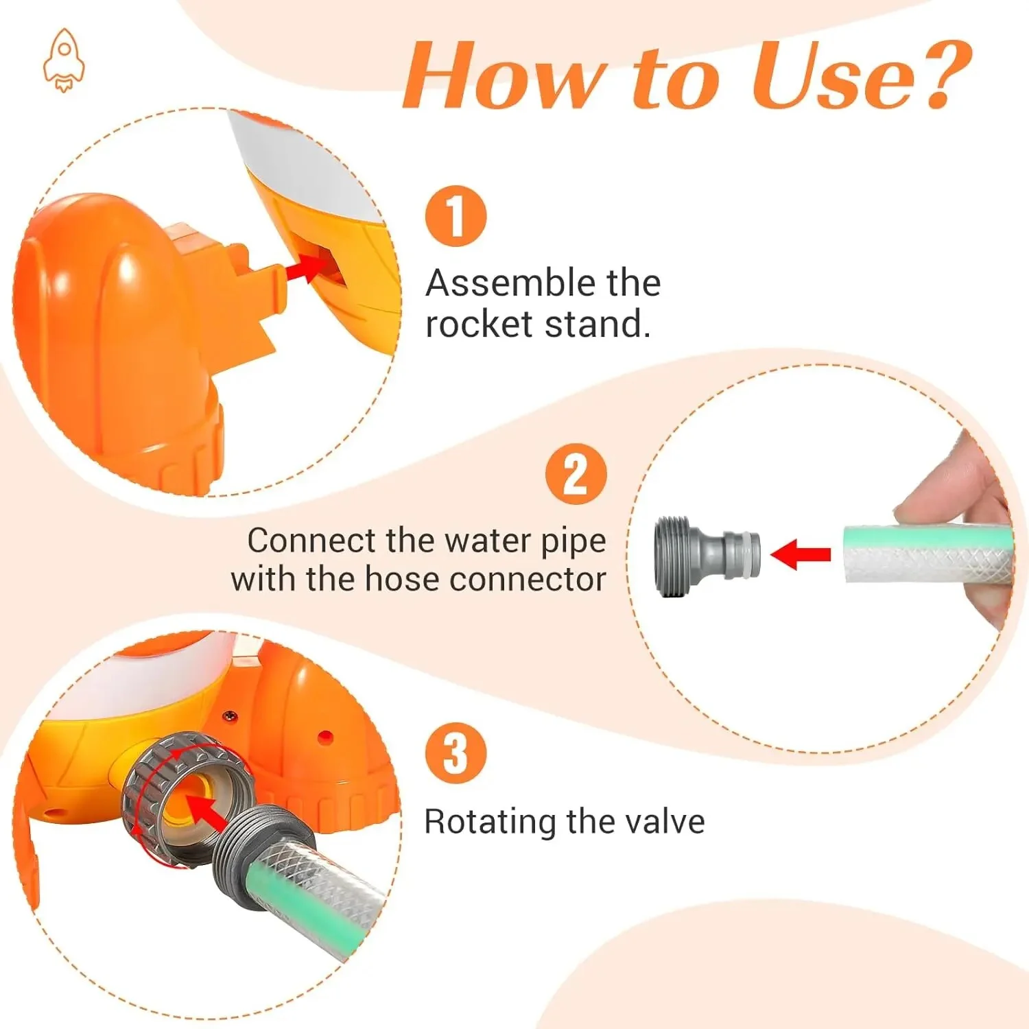 Water Sprinkler Toy for Kids, Outdoor Summer Toys for Ages 2-10 Years Old, Toddlers Backyard Water Toys