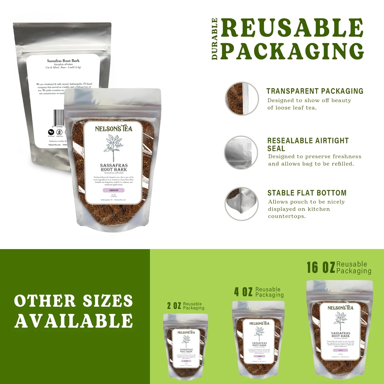 Woman-Owned Sassafras Root (1 Oz) -