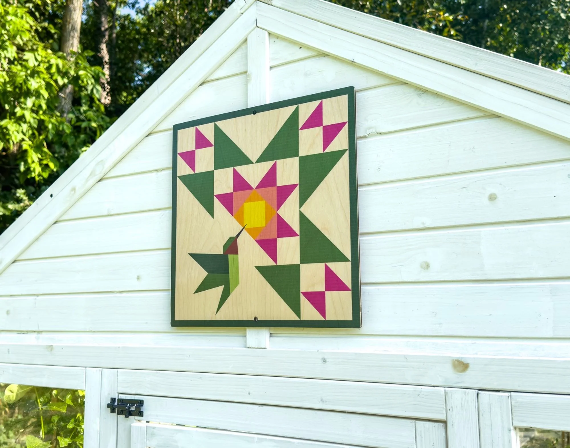 Zylina Greenhouse & Garden Art - Hummingbird Quilt