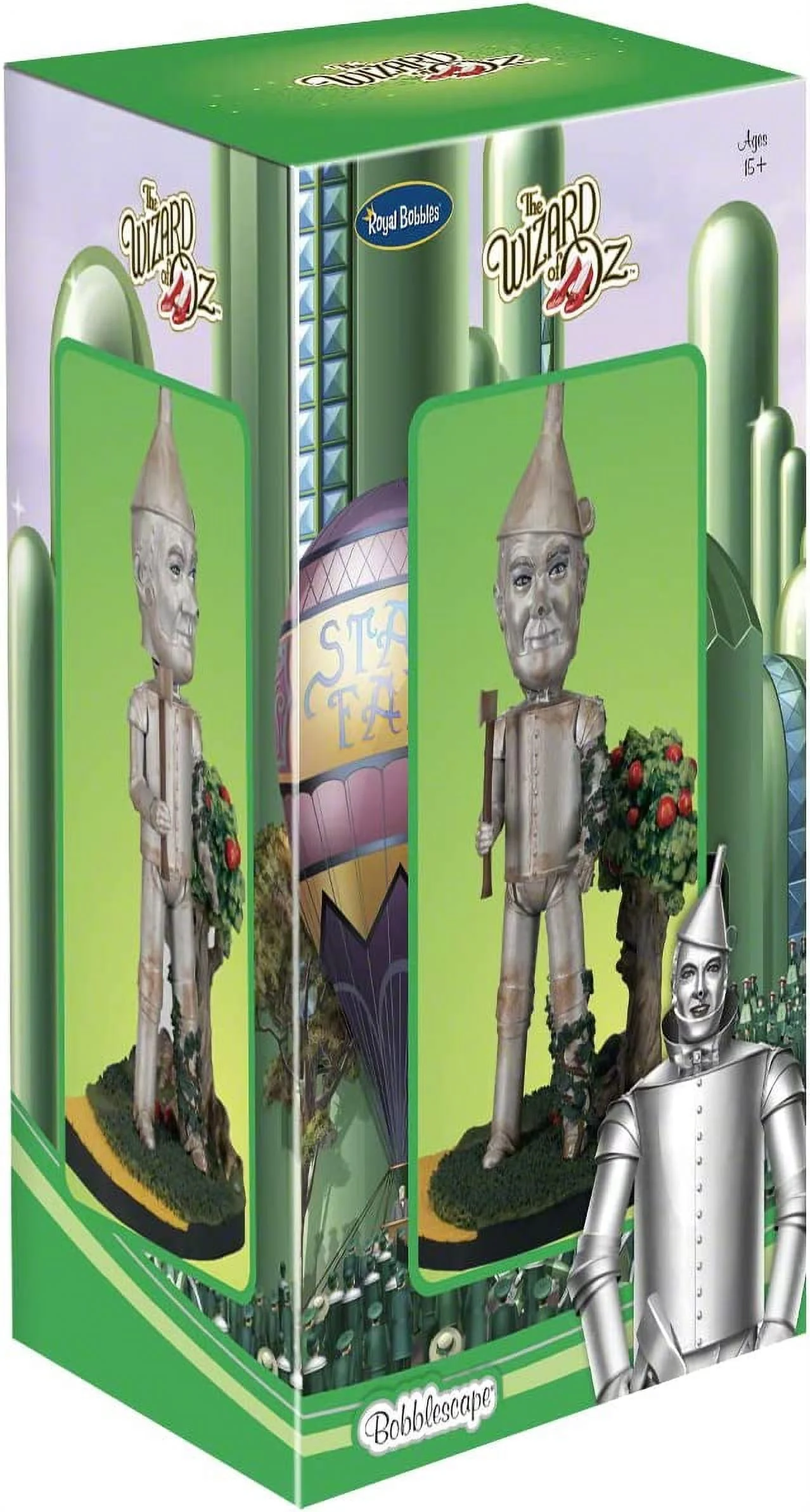 Royal Bobbles Wizard of Oz Tin Man Bobblescape Bobblehead 13307