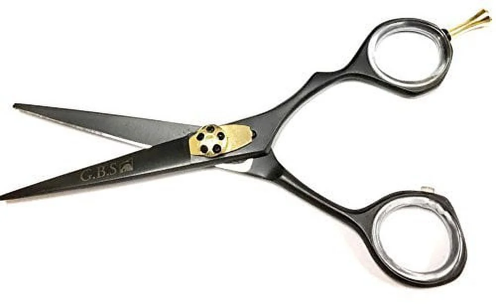 Professional Hair Scissors Coated Black Trimming, Durable Quality - Cutting And Styling Scissors With Tension Adjustment, Rust Resistant – Hair Dressing, Salon: Handcrafted, Japanese Steel