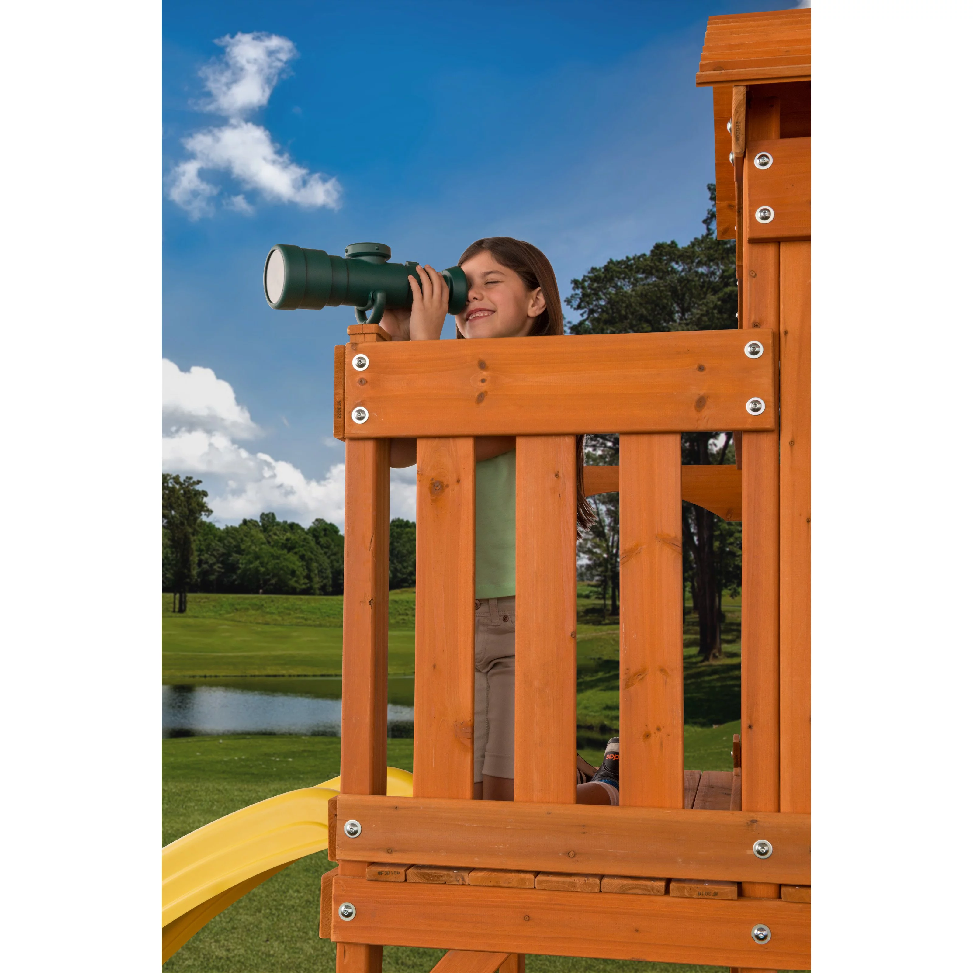 Creative Cedar Designs Playset Telescope- Blue