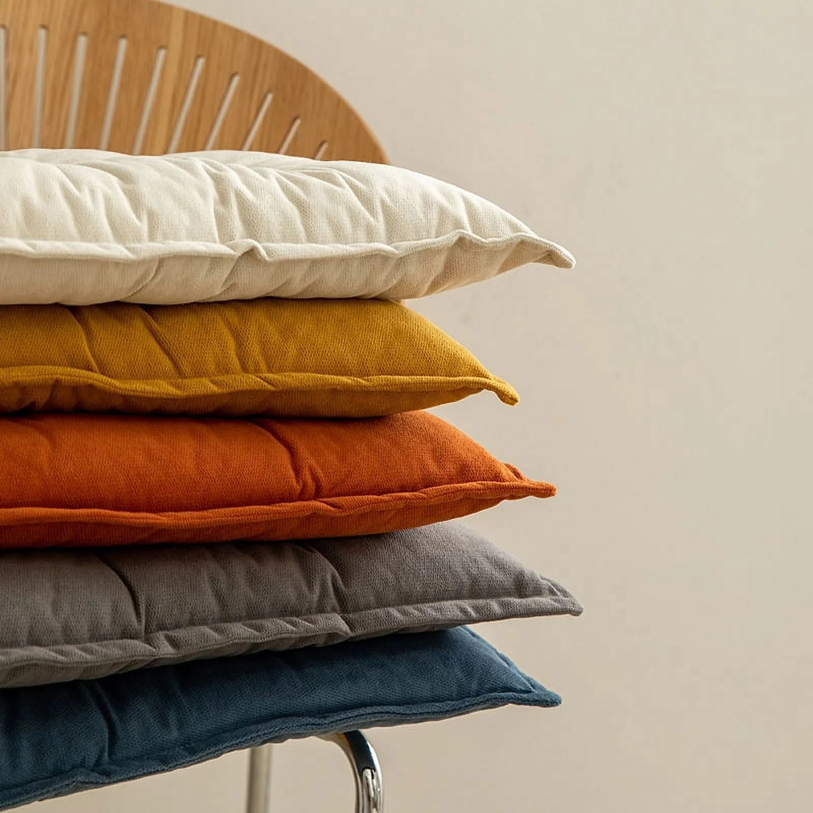 Namzi Seat Cushion Garden Patio Home Kitchen Office Thicken Comfy Seat Cushion, Grey 18