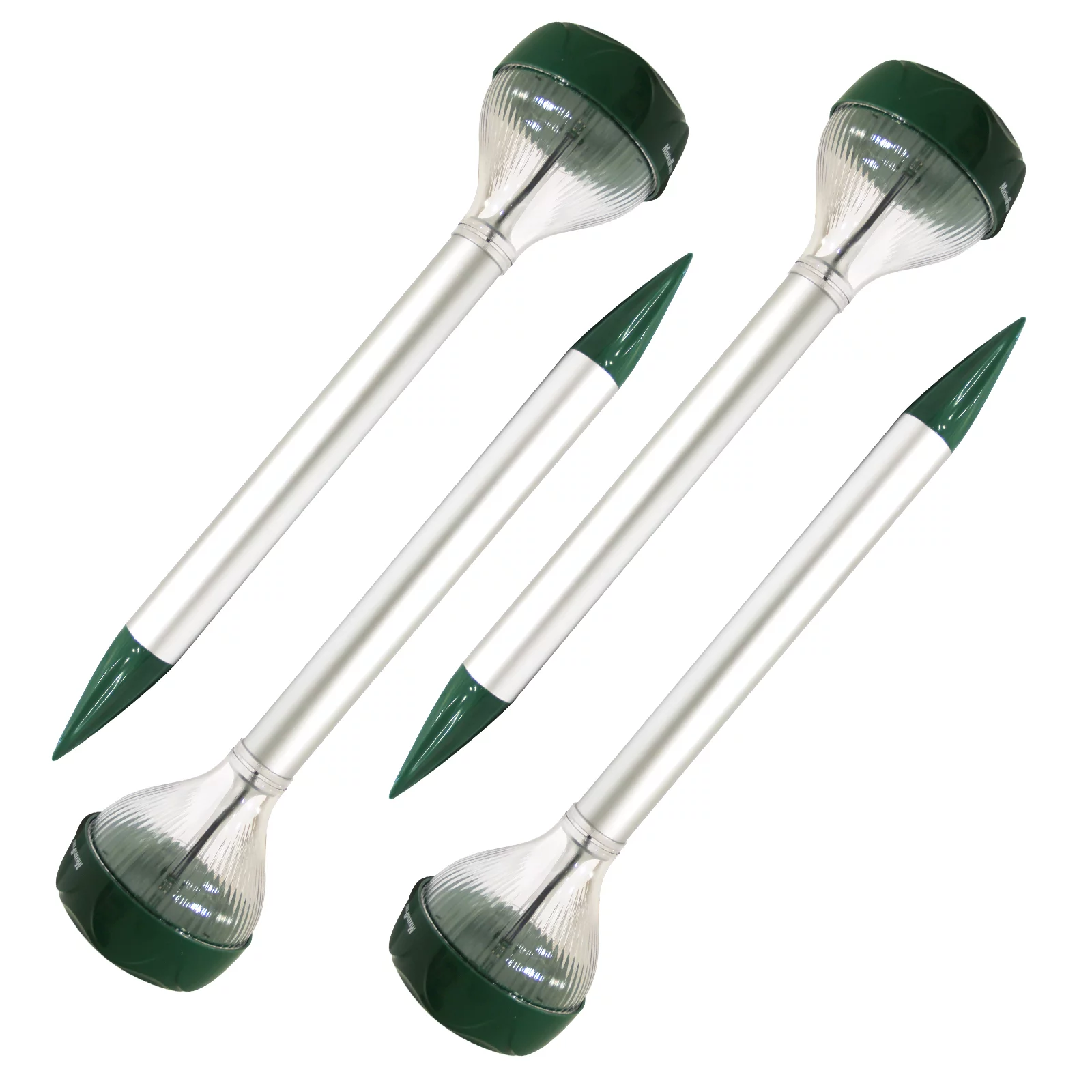 New Upgraded Model Water Resistance Outdoor ultrasonic Sound Solar Charging Eco-Friendly Solar Power Ultrasonic Pest Repeller Chaser Snake Rodent Mice Gopher Rat Mole Mouse Repellent (4-PC PACK)