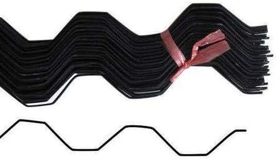 Spring Wire PVC Coated, 100 Pack, Greenhouse Film Spring Lock For Attachment Of Plastic Film And Shade Cloth