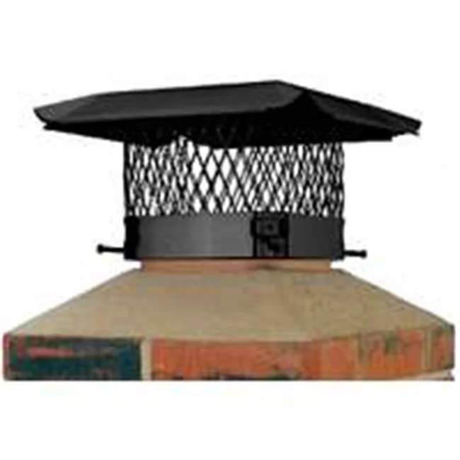 Shelter SC99 Single-Flue Black Galvanized-Steel Chimney Cap (9