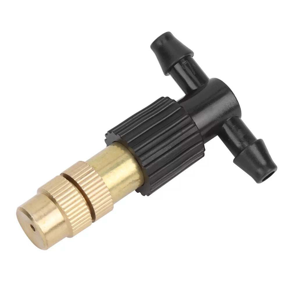 Heaveant Irrigation Nozzle, 10Pcs Adjustable Brass Spray Sprinkler Heads Misting Watering Irrigation Nozzle