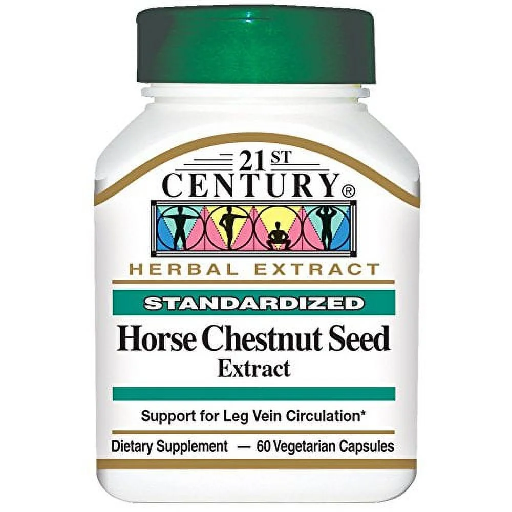 21st Century Horse Chestnut Seed Extract Veg Capsules, 60 Count, 6 Pack