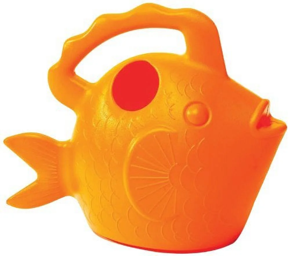 Novelty Squirt Fish Kids Watering Can, Orange, 0.75 Gallon