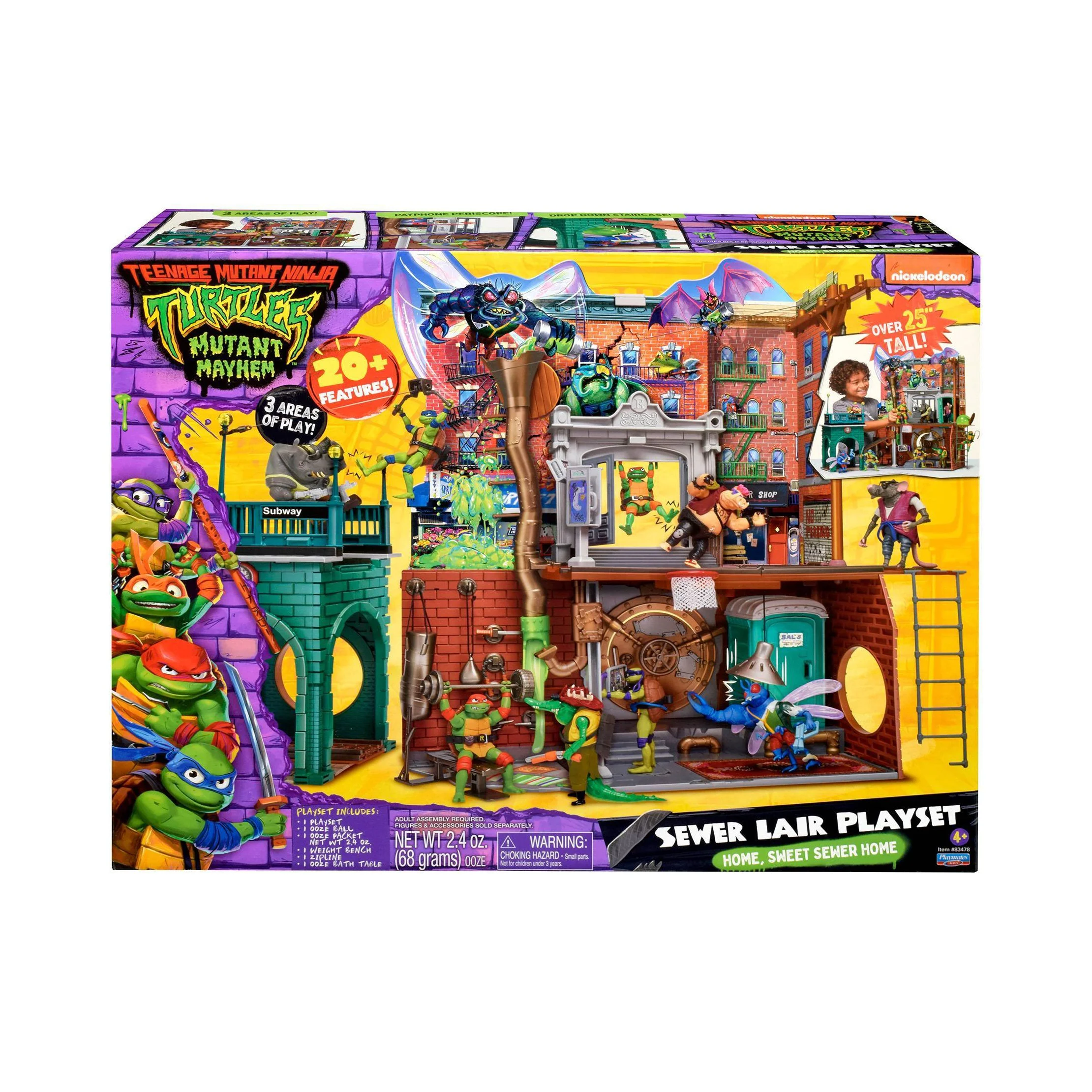 Mutant Mayhem Sewer Lair Playset