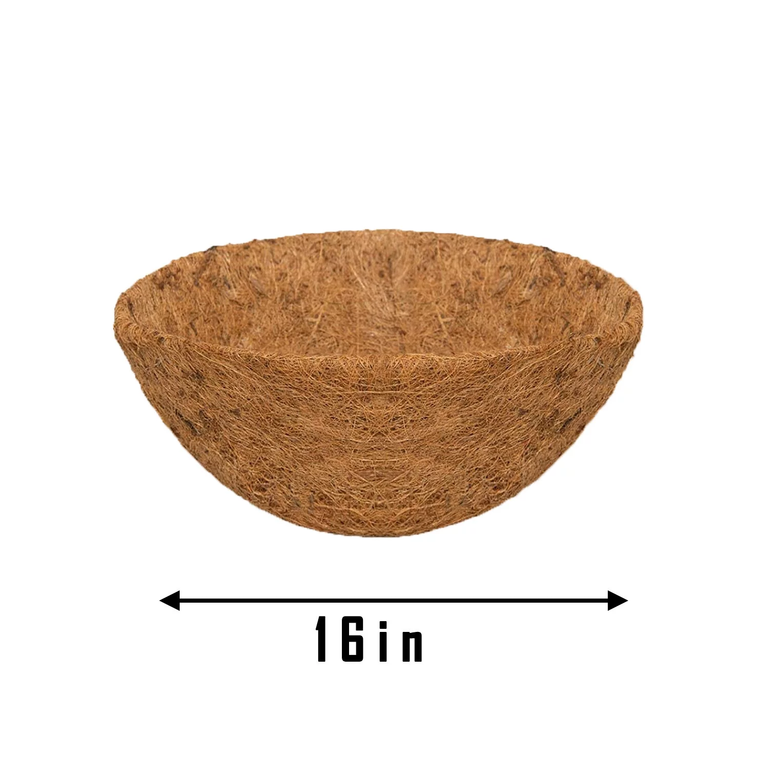 BadyminCSL Hanging Basket Coconuts Fiber Planter Inserts Replacement Liner for Flower Pot