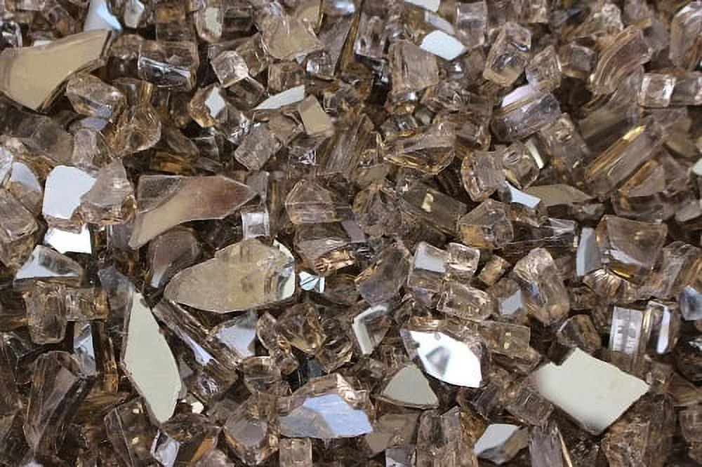 AZ Patio Heaters 20lbs Reflective Fire Glass - Bronze