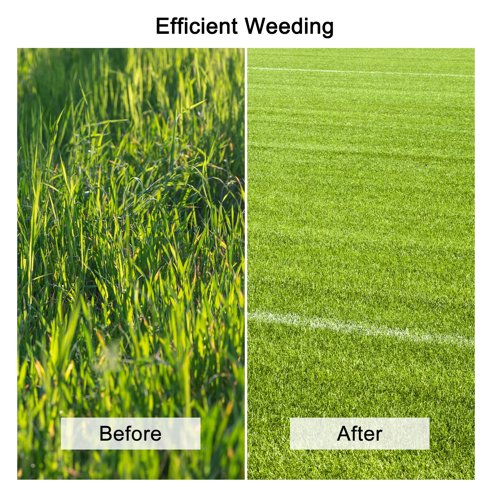 Uxcell String Trimmer Head Blades Replace, 36Pack Plastic Lawn Mower Weed Blades Green