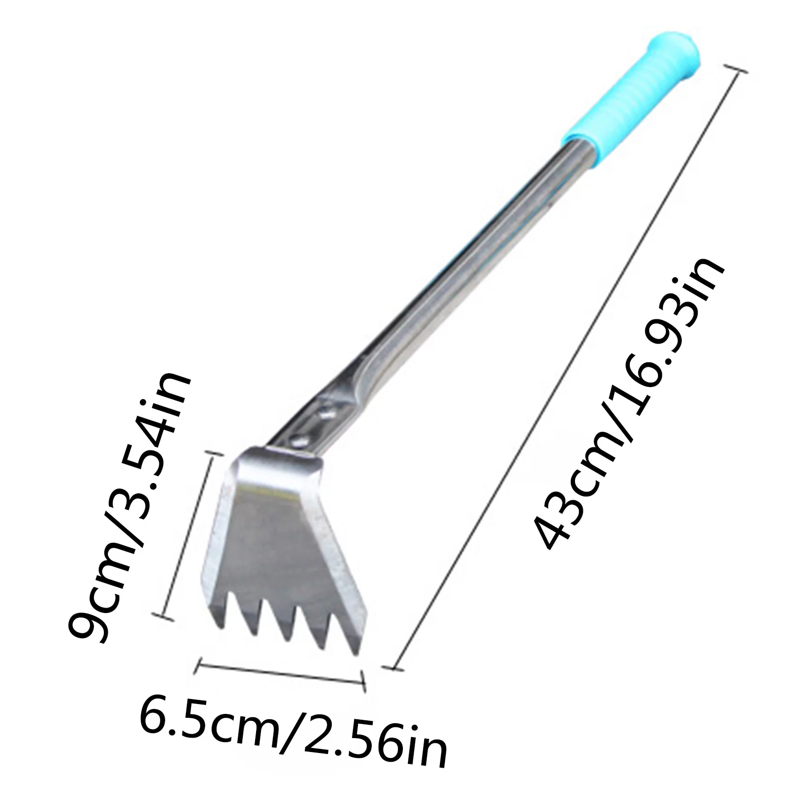 Bnnlsa Trim Tool Gardening Stainless Steel Small Hoe Household Vegetable Tools Digging Shoots Weeding Take Sea Drive Agricultural Hoe Rake Dual Use