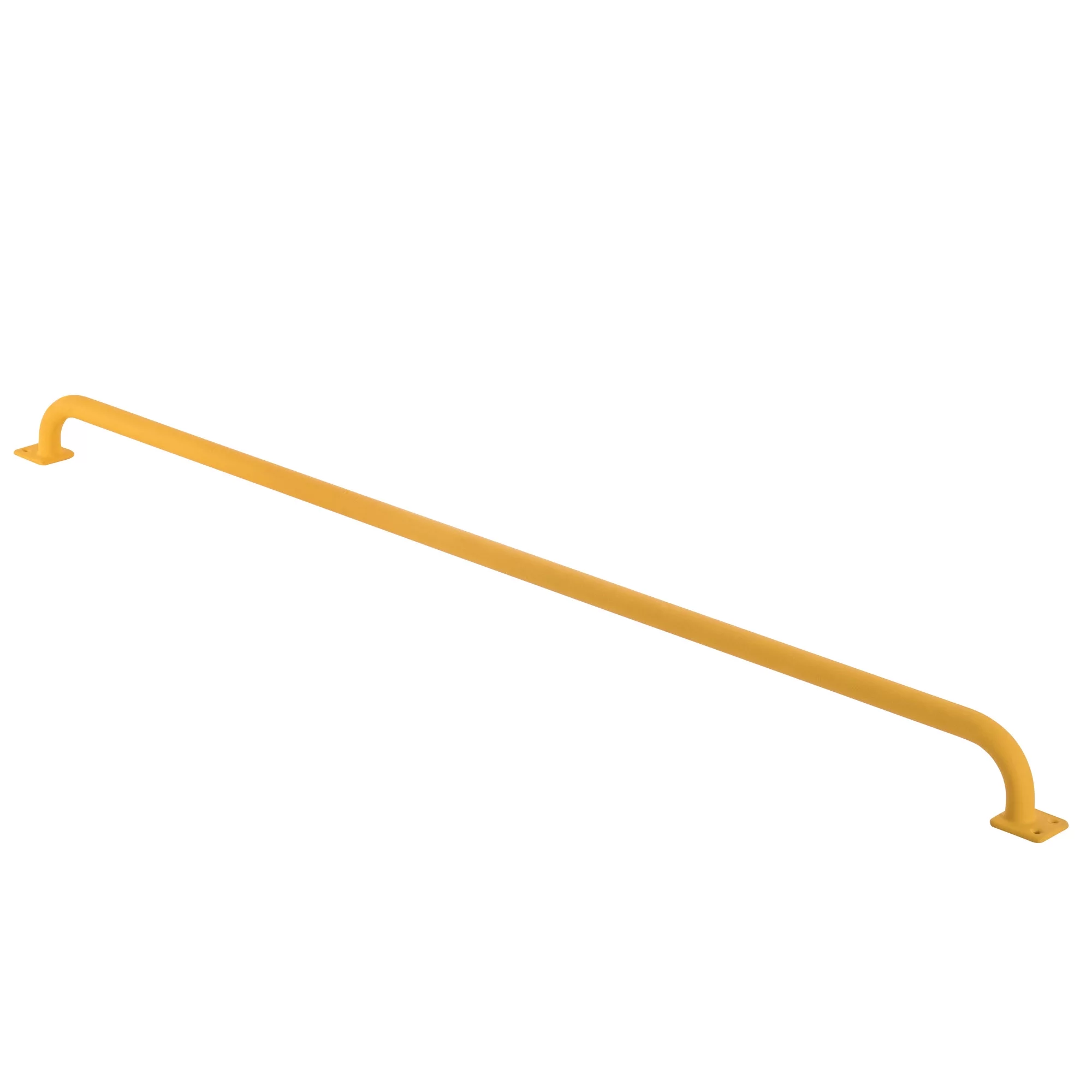 Jack and June Yellow 62” Solid Safety Grab Hand Rail with Finger Grips for Outdoor Playsets
