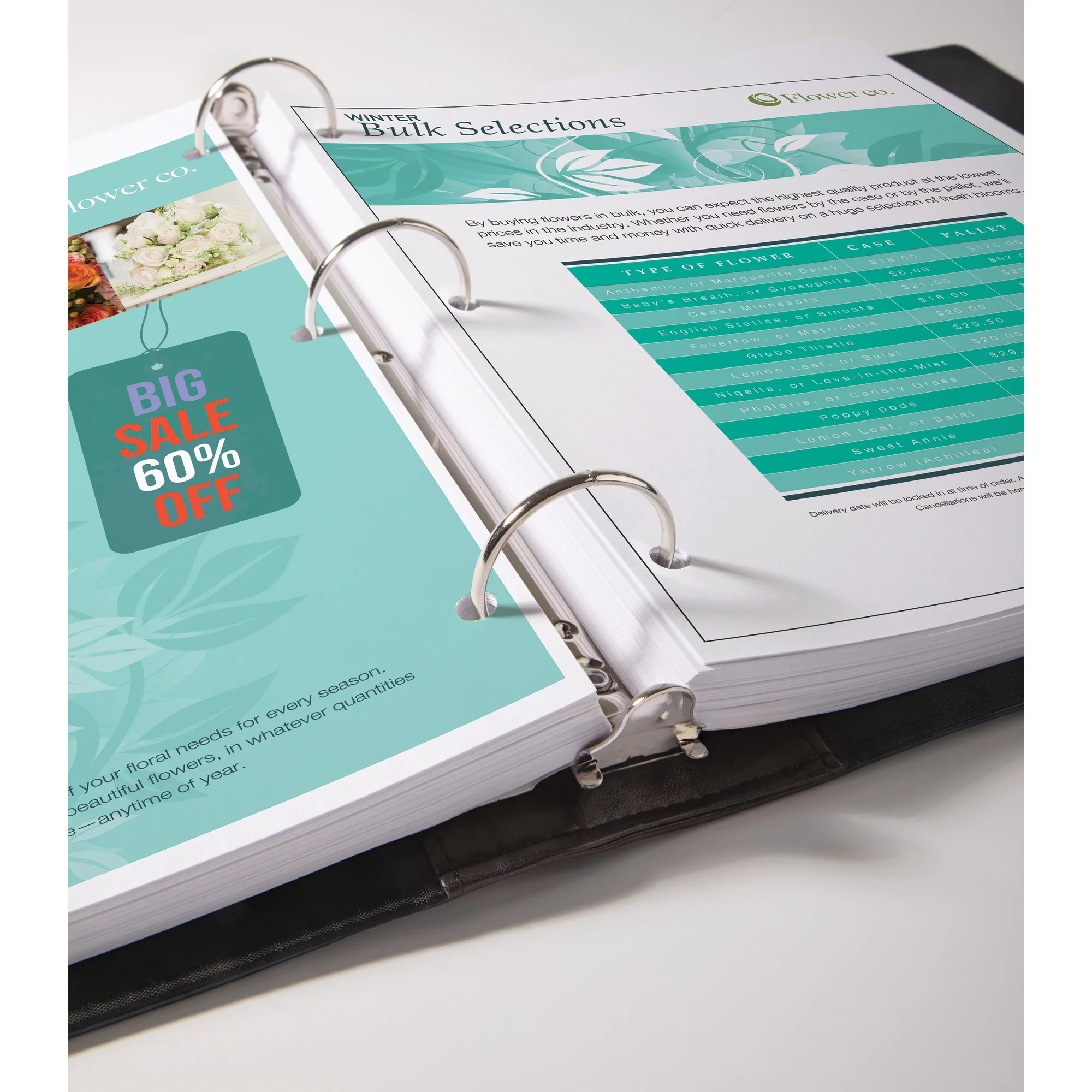 Office Depot Classic-Style Magnetic-Strap Binder, 1 1/2in. Rings, Assorted Colors, N20113755