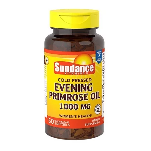 Sundance Vitamins Cold Pressed Evening Primrose Oil 1000 Mg Softgels, 50 Ea