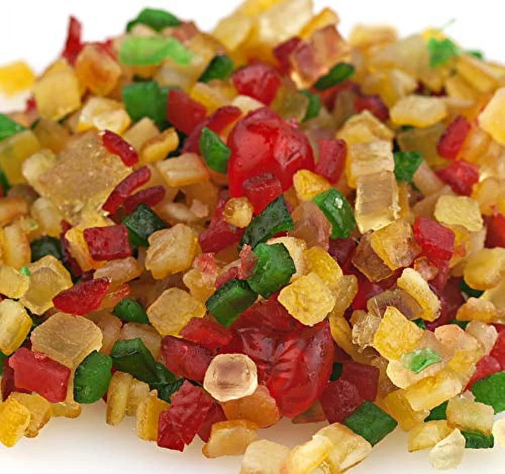 Paradise Fruit Special Mello Diced Glazed Holiday Fruit Mix- Bulk 30 lbs. Carton