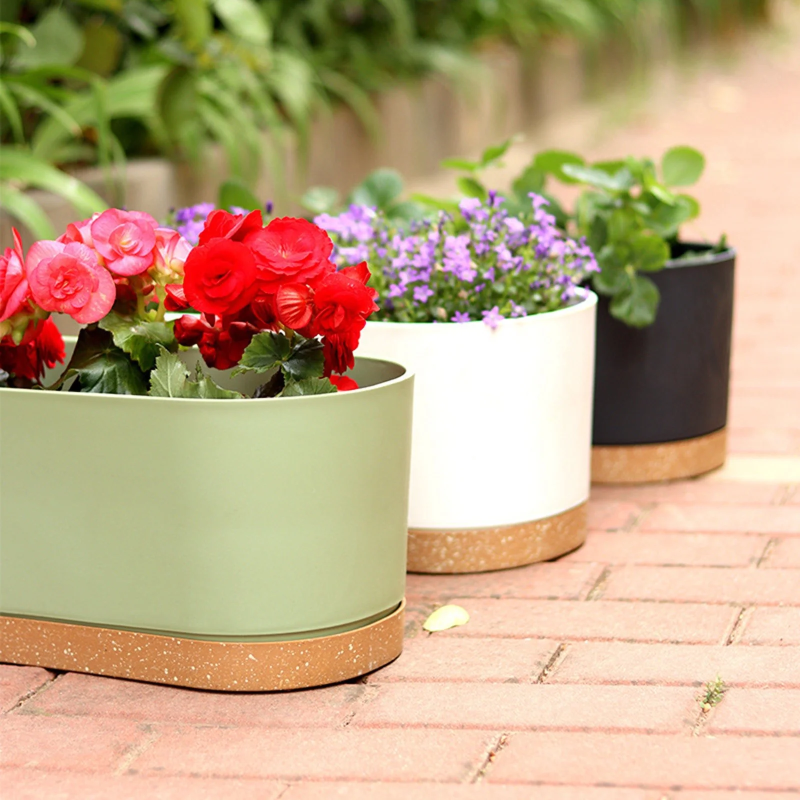 iju7gthy Garden Flags Holder Clip 4th of July Rectangular Planter Planter Vegetable Balcony Planter Simple Planter Bedroom Balcony Living Room Planter