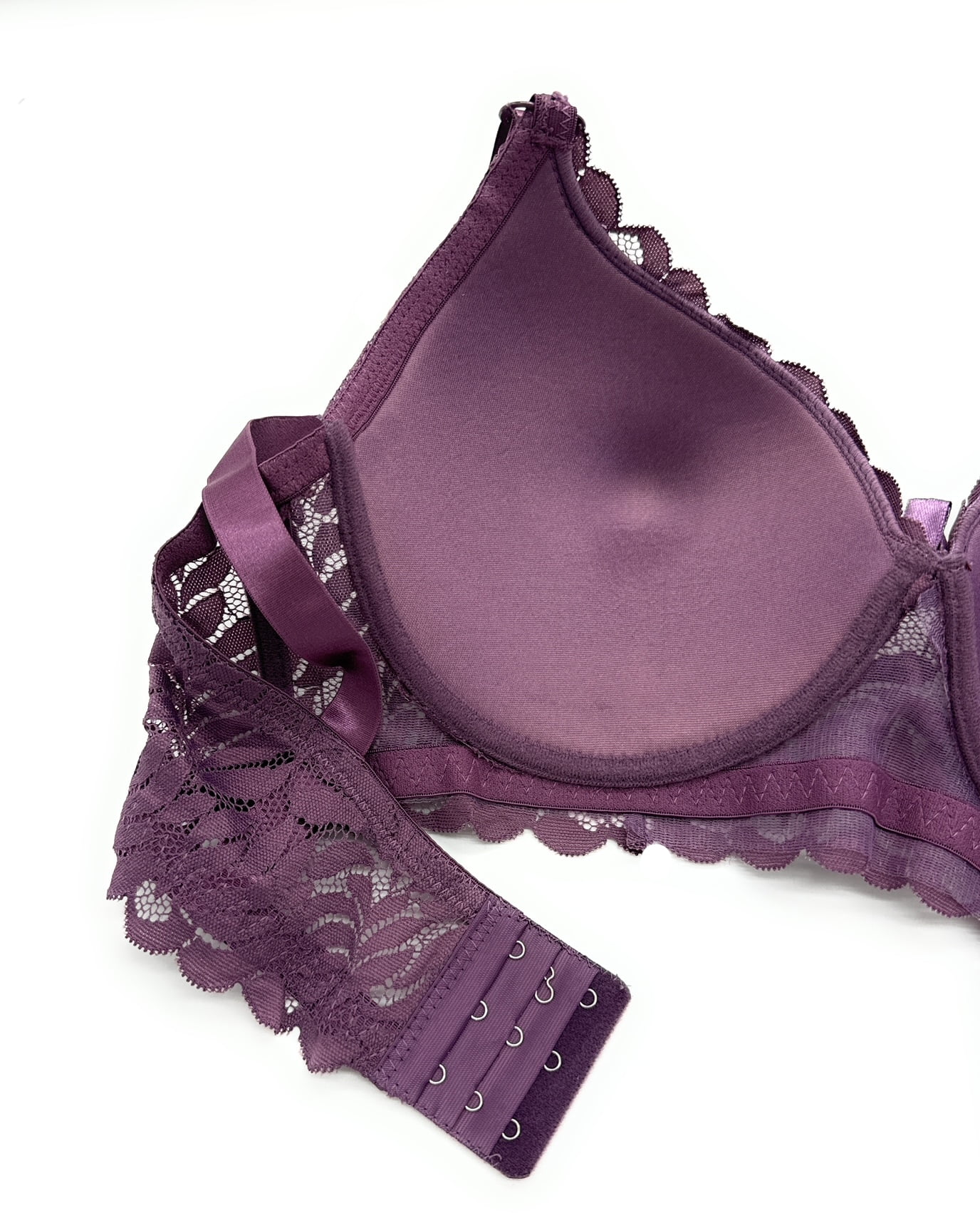 Iheyi Plus Size 6 Pieces Wired Full Cup Light Padded D/DD/DDD Bra (40D)