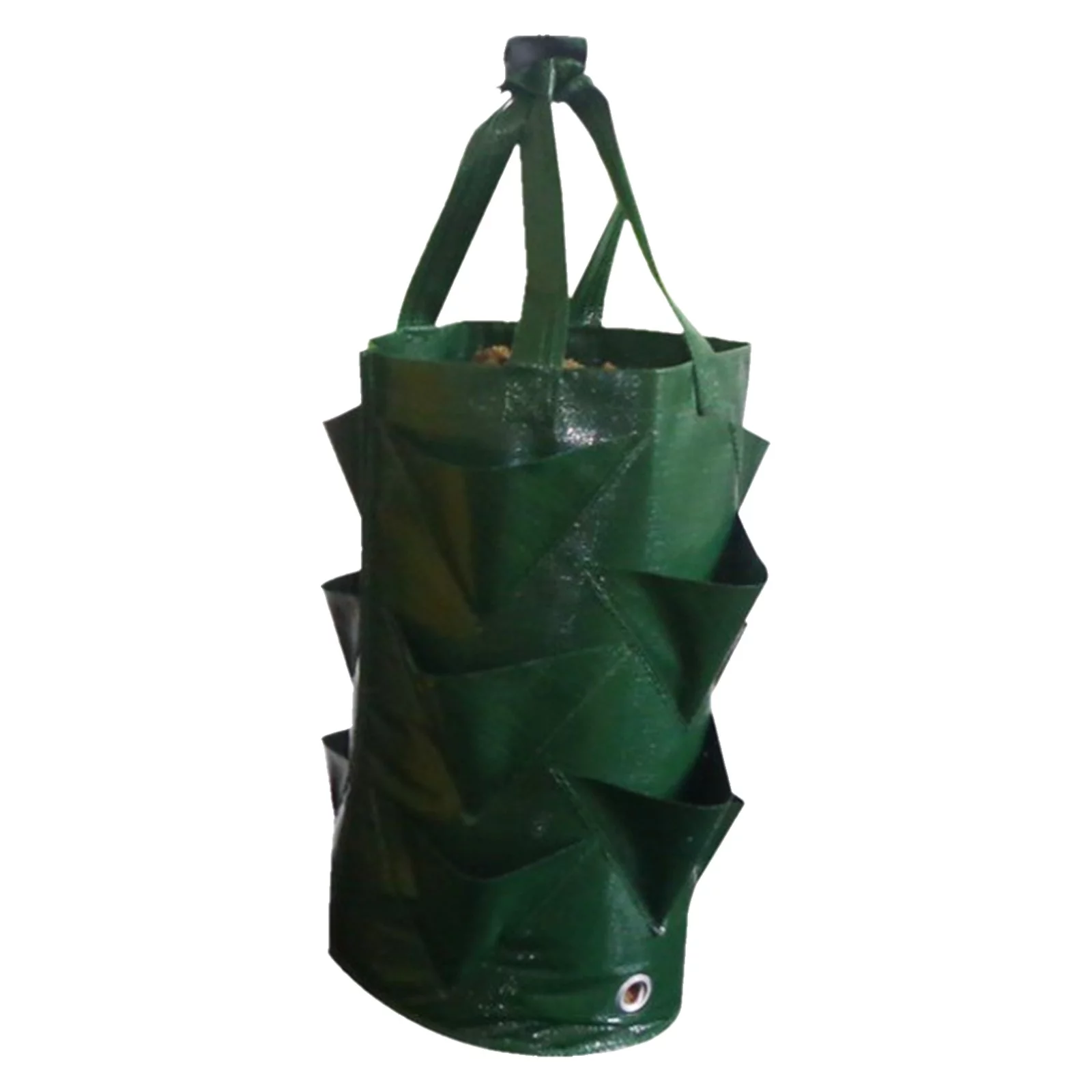 3 Gallon Strawberry Bag PE Strawberry Bag Color Bag Gardening Seedling Bag DIY Strawberry Planter PE Cloth Container Bag Thicken Feed Corn Trays for Wild Birdseed Putting Grass Heat Tolerant