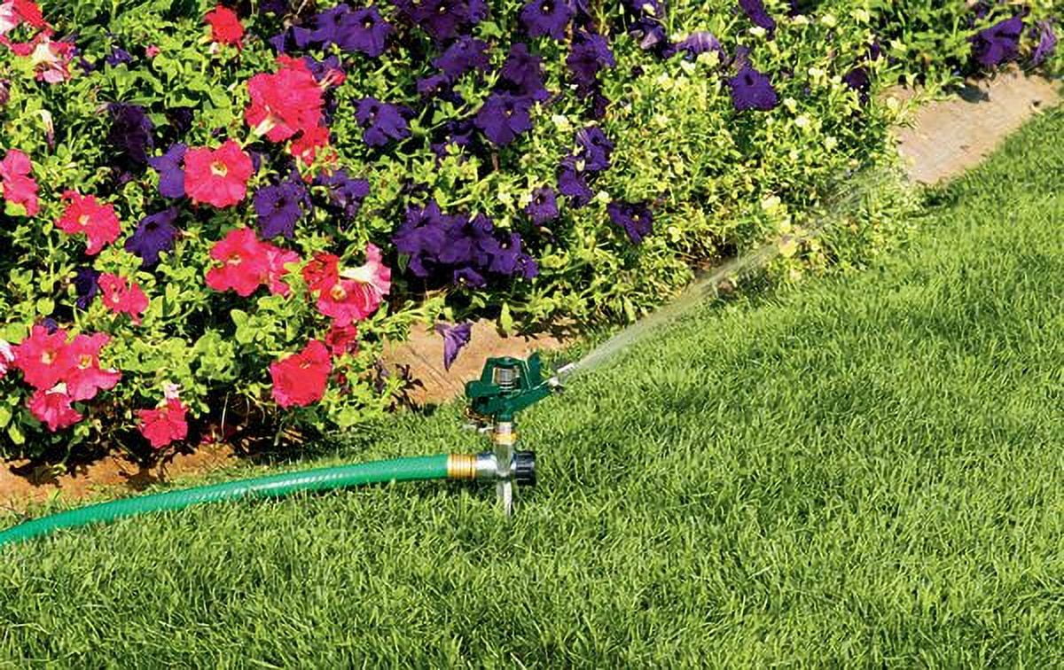 Orbit Metal Impact Water Sprinkler Head on Spike Base, Watering Sprinklers 91633