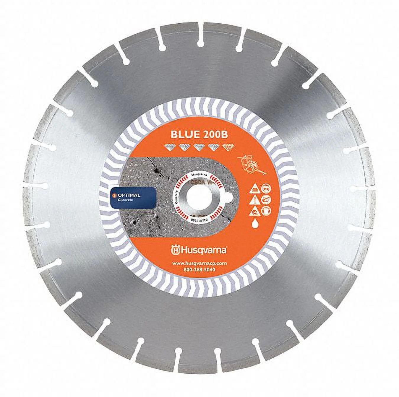 Husqvarna Diamond Saw Blade,Blade Dia. 30 in. Blue200B-30