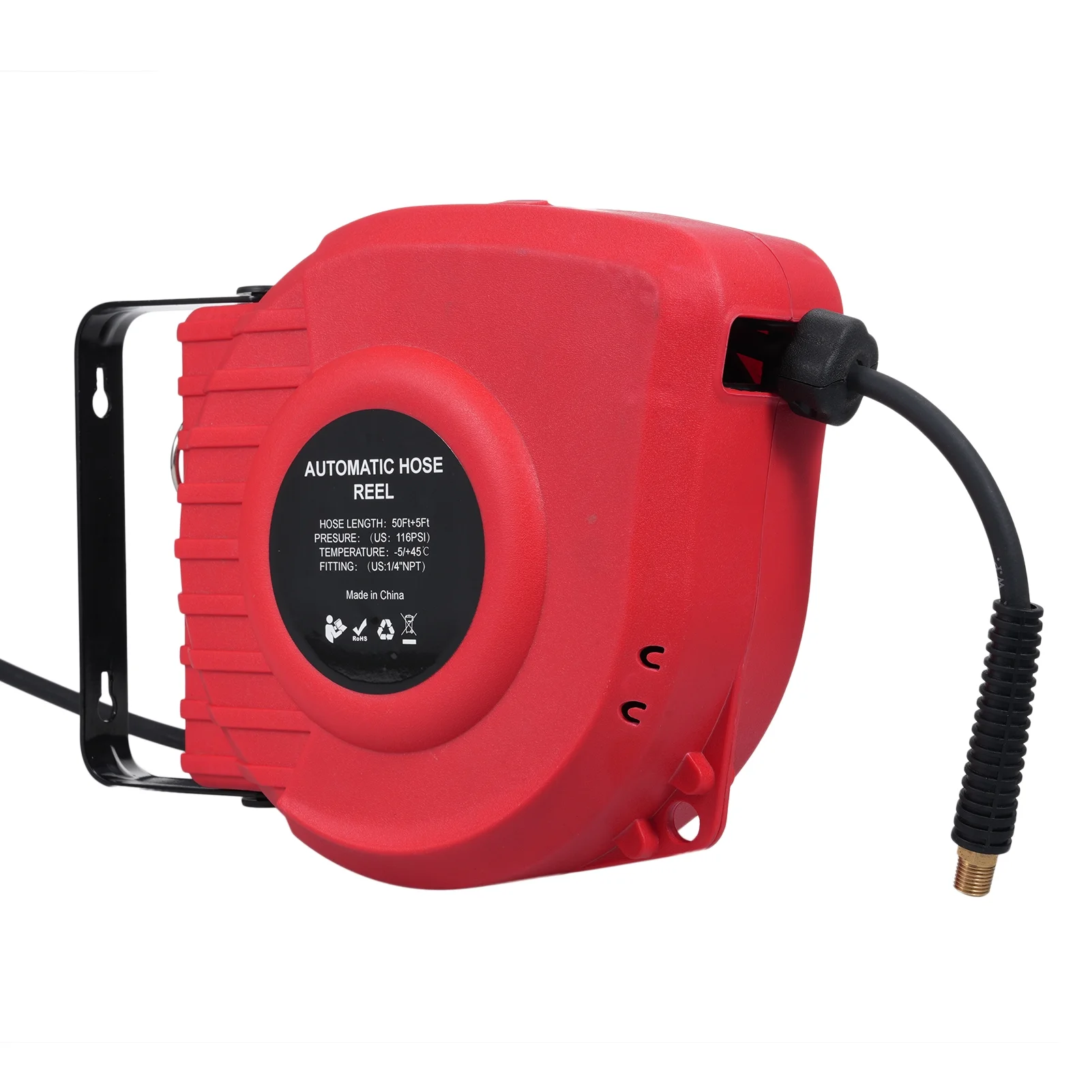 Air Hose Reel,15 1.5m Air Reel With Reel And 180° Dsfen Air Reel With Reel And With Compressed Air 180° Swivel Air With Reel Mewmewcat With 5ft 50ft 350psi Air Compressor Mount