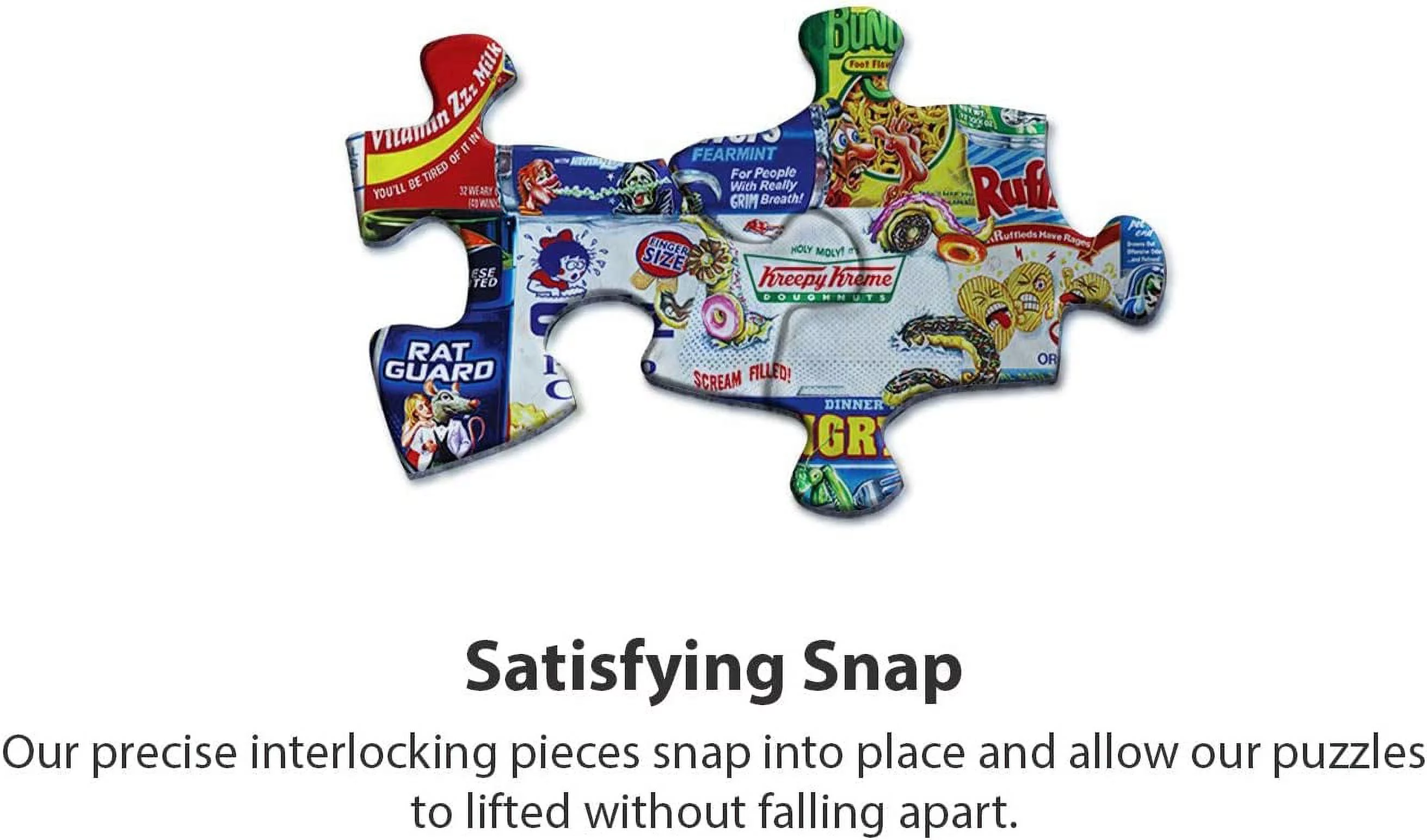 Springbok Puzzles Looney Labels 500 Pieces Jigsaw Puzzle