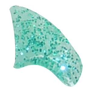 PRETTY CLAWS 40 Piece Soft Nail Caps For Cat Paws - EMERALD GREEN GLITTER - Medium