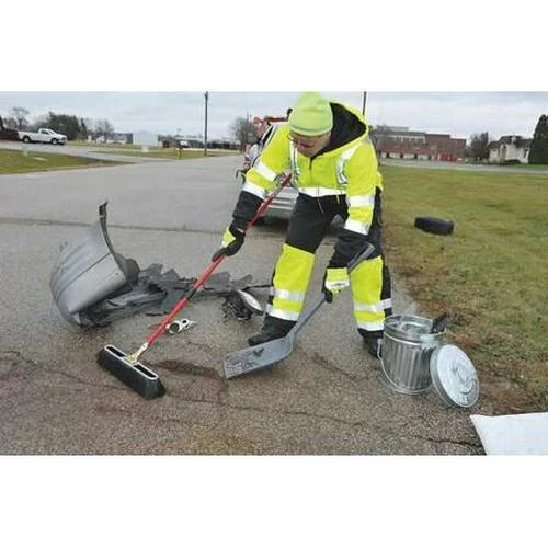 Industrial Shovel, 11 in W, Gray